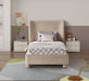 Penny Chenille Fabric Twin Bed Beige - B1207Beige-T