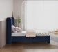 Penny Chenille Fabric Twin Bed Blue - B1207Navy-T