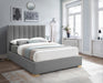 Pierce Linen Textured King Bed Grey - PierceGrey-K