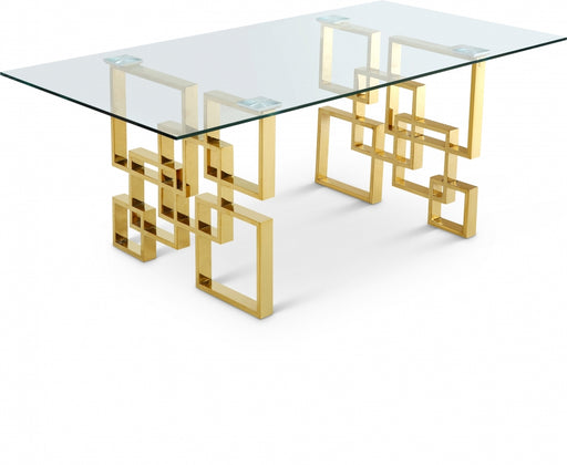 Pierre Gold Dining Table Gold - 714-T