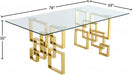 Pierre Gold Dining Table Gold - 714-T