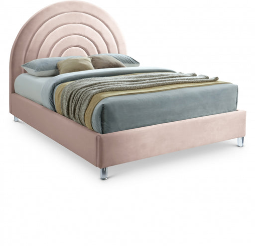 Rainbow Velvet Full Bed Pink - RainbowPink-F