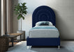 Rainbow Velvet Twin Bed Blue - RainbowNavy-T