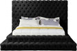 Revel Velvet Queen Bed (3 Boxes) Black - RevelBlack-Q