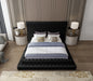 Revel Velvet Queen Bed (3 Boxes) Black - RevelBlack-Q