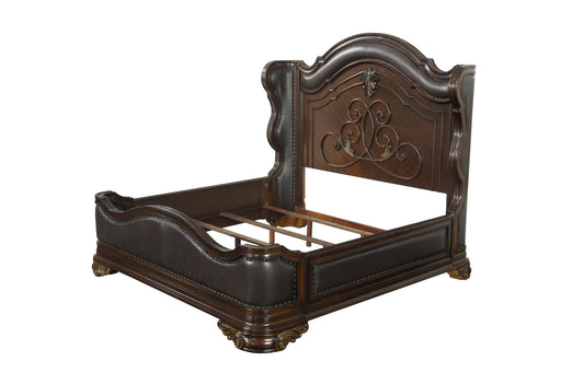 Royal Highlands Rich Cherry King Panel Bed - 1603K-1EK - Gate Furniture