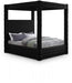 Royal Velvet King Bed (4 Boxes) Black - RoyalBlack-K