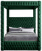 Royal Velvet Queen Bed (4 Boxes) Green - RoyalGreen-Q