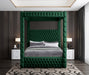 Royal Velvet Queen Bed (4 Boxes) Green - RoyalGreen-Q