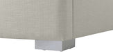 Royce Linen Textured King Bed (3 Boxes) Beige - RoyceBeige-K