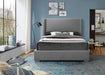 Royce Linen Textured King Bed (3 Boxes) Grey - RoyceGrey-K