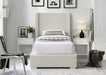 Royce Linen Textured Twin Bed (3 Boxes) Beige - RoyceBeige-T