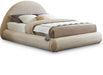 Rudy Teddy Fabric Full Bed Beige - RudyBeige-F