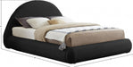 Rudy Teddy Fabric Full Bed Black - RudyBlack-F