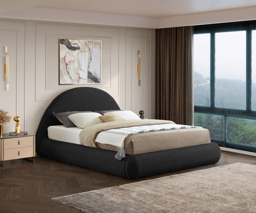 Rudy Teddy Fabric Full Bed Black - RudyBlack-F