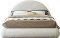 Rudy Teddy Fabric Queen Bed Cream - RudyCream-Q