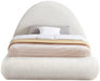 Rudy Teddy Fabric Twin Bed Cream - RudyCream-T