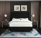 Savan Velvet Full Bed Black - SavanBlack-F