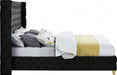 Savan Velvet Full Bed Black - SavanBlack-F