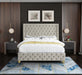 Savan Velvet King Bed Cream - SavanCream-K