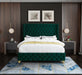 Savan Velvet King Bed Green - SavanGreen-K