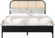 Siena Ash Wood Full Bed (3 Boxes) Black - SienaBlack-F