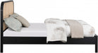 Siena Ash Wood Full Bed (3 Boxes) Black - SienaBlack-F