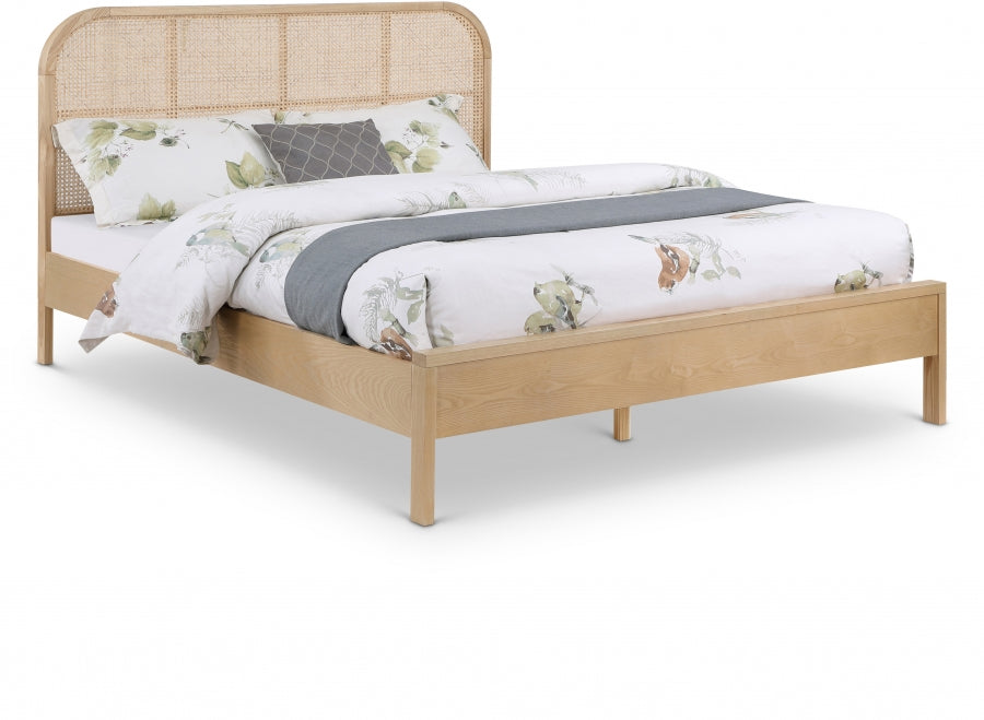 Siena Ash Wood Full Bed (3 Boxes) Natural - SienaNatural-F