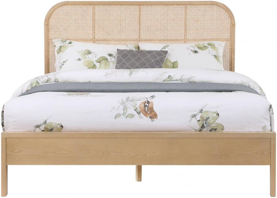 Siena Ash Wood Full Bed (3 Boxes) Natural - SienaNatural-F