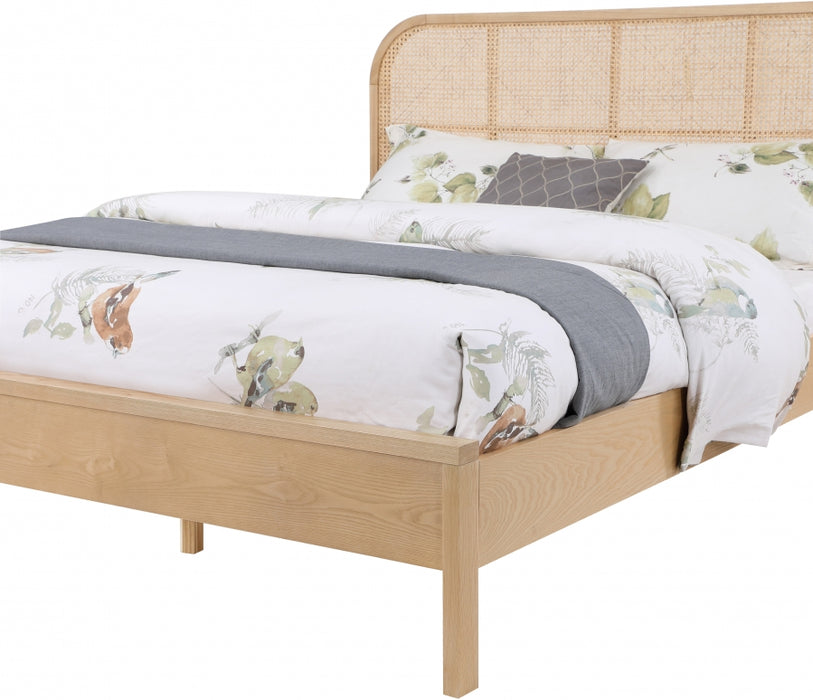 Siena Ash Wood Full Bed (3 Boxes) Natural - SienaNatural-F