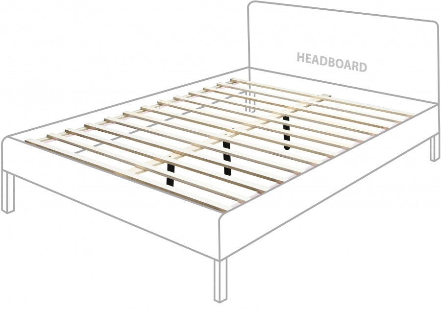 Siena Ash Wood Full Bed (3 Boxes) Natural - SienaNatural-F