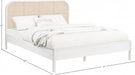 Siena Ash Wood Full Bed (3 Boxes) White - SienaWhite-F