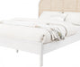 Siena Ash Wood King Bed (3 Boxes) White - SienaWhite-K