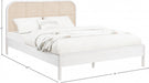 Siena Ash Wood King Bed (3 Boxes) White - SienaWhite-K