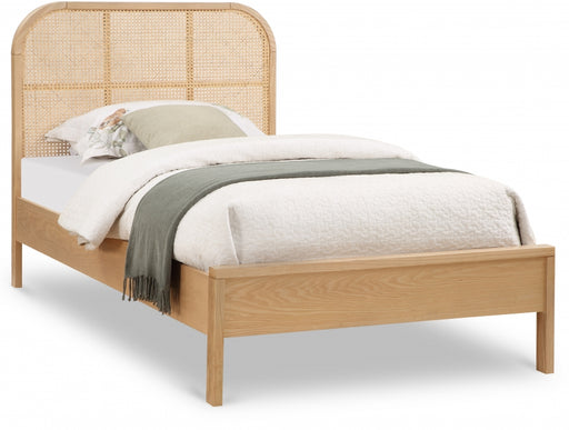 Siena Ash Wood Twin Bed (3 Boxes) Natural - SienaNatural-T