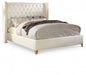 Soho White Bonded Leather Full Bed White - SohoWhite-F