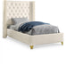 Soho White Bonded Leather Twin Bed White - SohoWhite-T