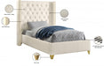 Soho White Bonded Leather Twin Bed White - SohoWhite-T