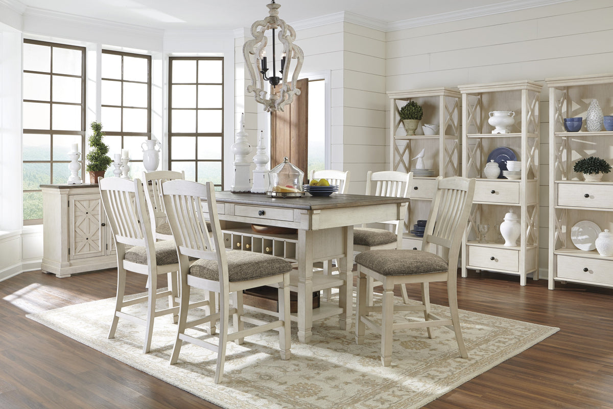 Furniture of America | CM3150WH-RT Arcadia Antique White Round Dining Room  Set