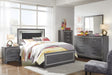 [SPECIAL] Lodanna Gray Youth LED Panel Bedroom Set - Gate Furniture