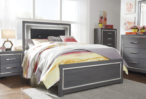 [SPECIAL] Lodanna Gray Youth LED Panel Bedroom Set - Gate Furniture