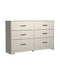 Stelsie White Dresser - B2588-31 - Gate Furniture