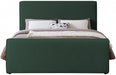 Stylus Boucle Fabric Full Bed (3 Boxes) Green - StylusGreen-F