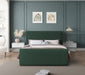 Stylus Boucle Fabric Full Bed (3 Boxes) Green - StylusGreen-F