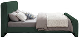 Stylus Boucle Fabric King Bed (3 Boxes) Green - StylusGreen-K