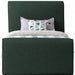 Stylus Boucle Fabric Twin Bed (3 Boxes) Green - StylusGreen-T