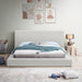 Terra Boucle Fabric Full Bed Cream - TerraCream-F