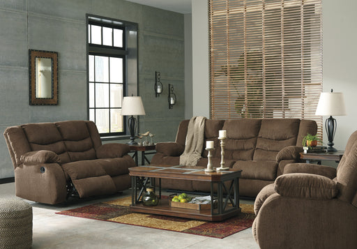 Tulen Chocolate Reclining Living Room Set - Gate Furniture