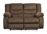 Tulen Chocolate Reclining Loveseat - 9860586 - Gate Furniture