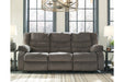 Tulen Gray Reclining Sofa - 9860688 - Gate Furniture